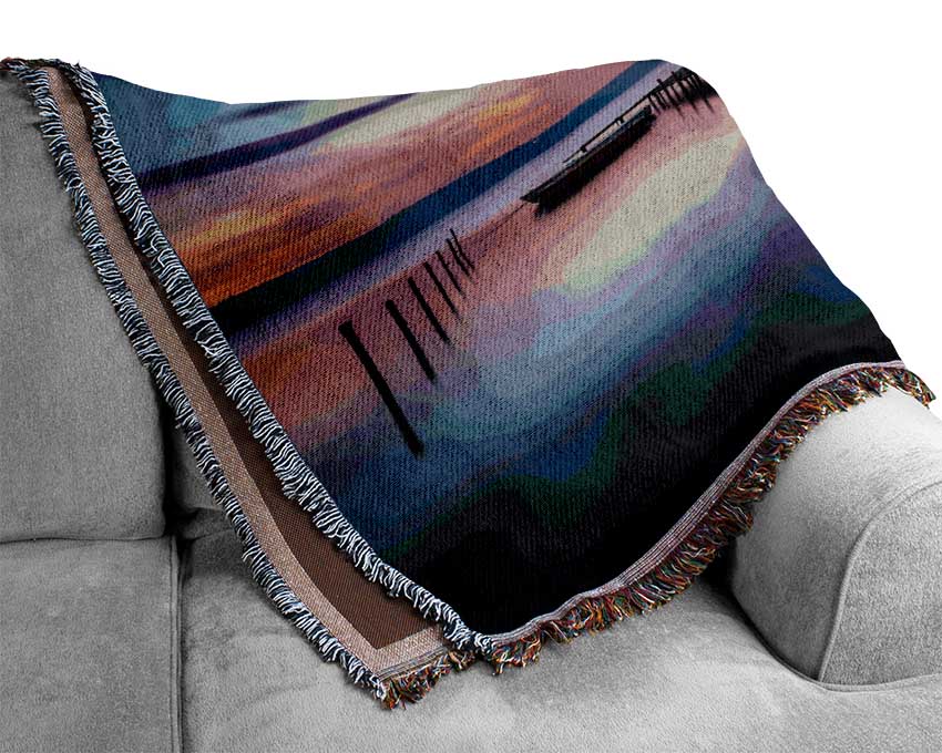 At The End Of The Day Woven Blanket