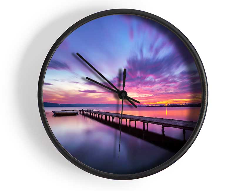 At The End Of The Day Clock - Wallart-Direct UK