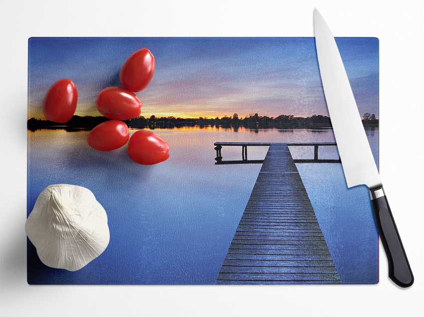 Calmness Of Water Glass Chopping Board