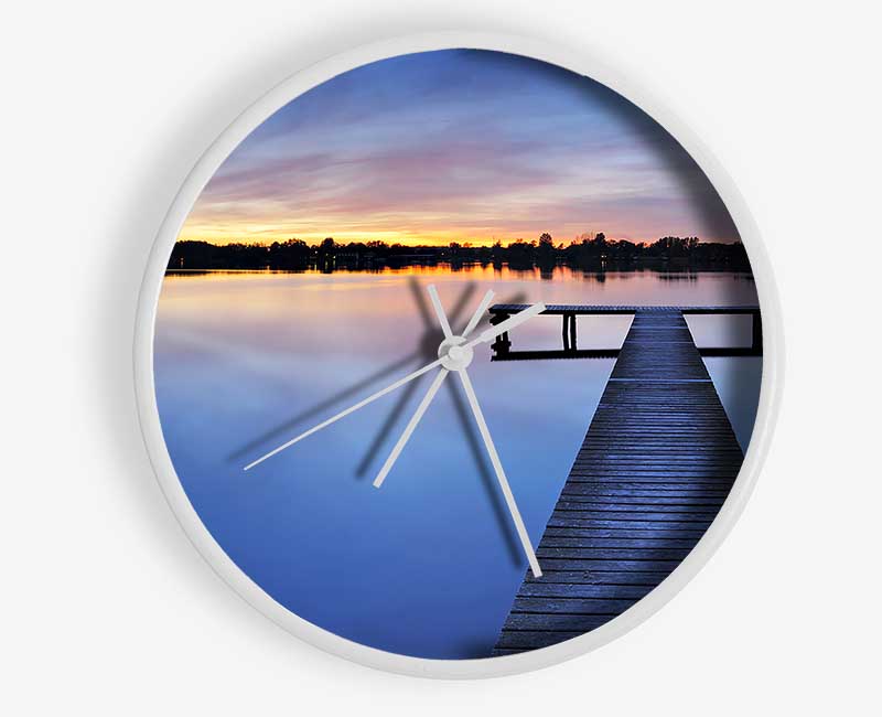 Calmness Of Water Clock - Wallart-Direct UK