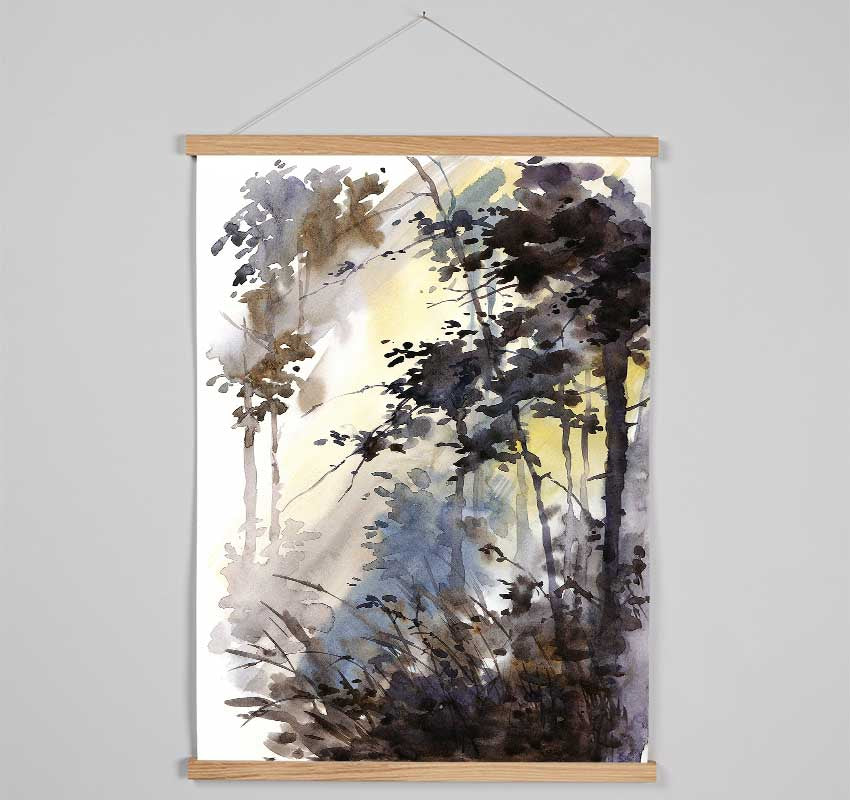 Chocolate Woodland Hanging Poster - Wallart-Direct UK