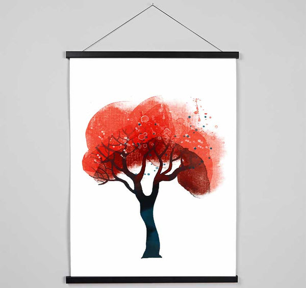 Red Tree Top Hanging Poster - Wallart-Direct UK