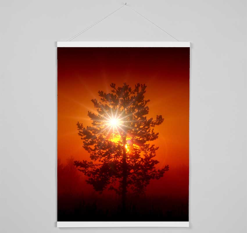 Orange Skies Hanging Poster - Wallart-Direct UK