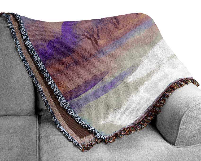 Ice Cold Winter Woven Blanket