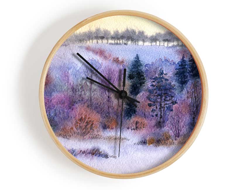 Winter Marvel Clock - Wallart-Direct UK