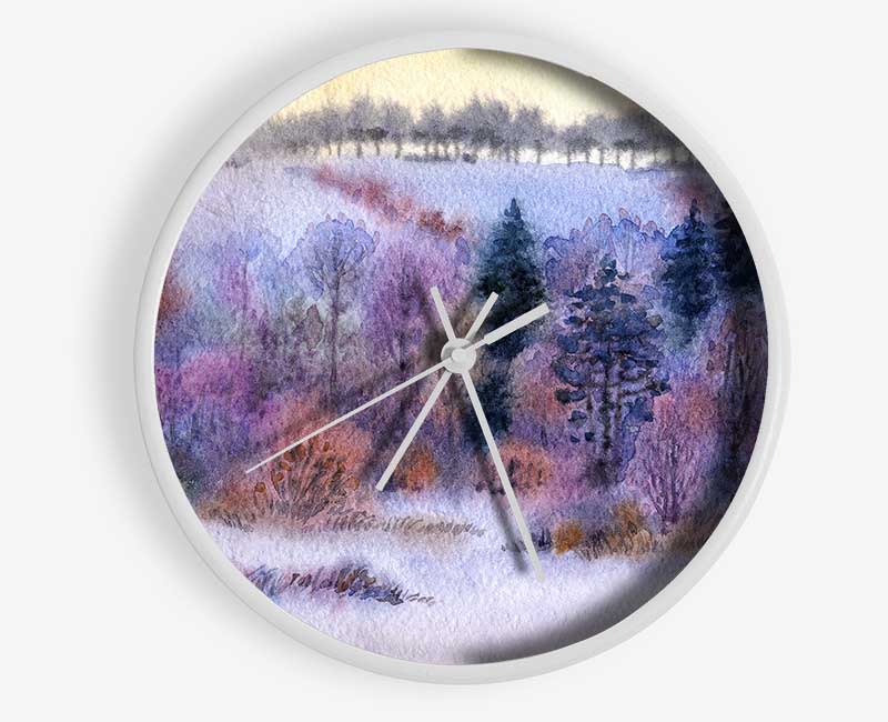 Winter Marvel Clock - Wallart-Direct UK