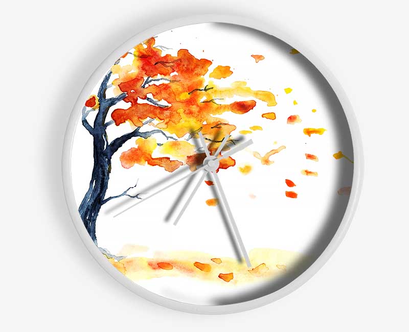 Autumn Winds Clock - Wallart-Direct UK