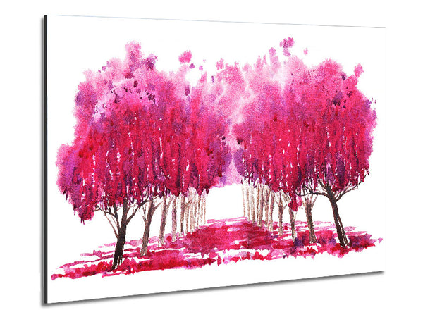 Pink Tree Walk