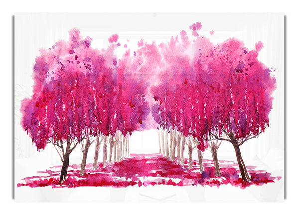 Pink Tree Walk