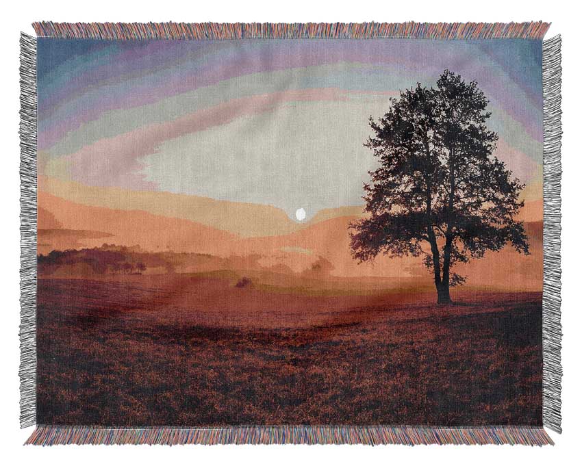 Autumn Fields Of Gold Woven Blanket