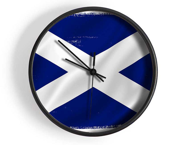 Scottish Flag 1 Clock - Wallart-Direct UK