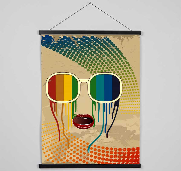 Rainbow Retro Shades Hanging Poster - Wallart-Direct UK