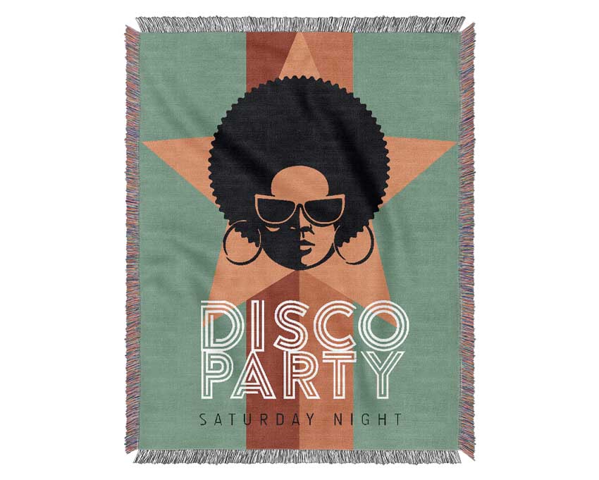 Disco Party Woven Blanket