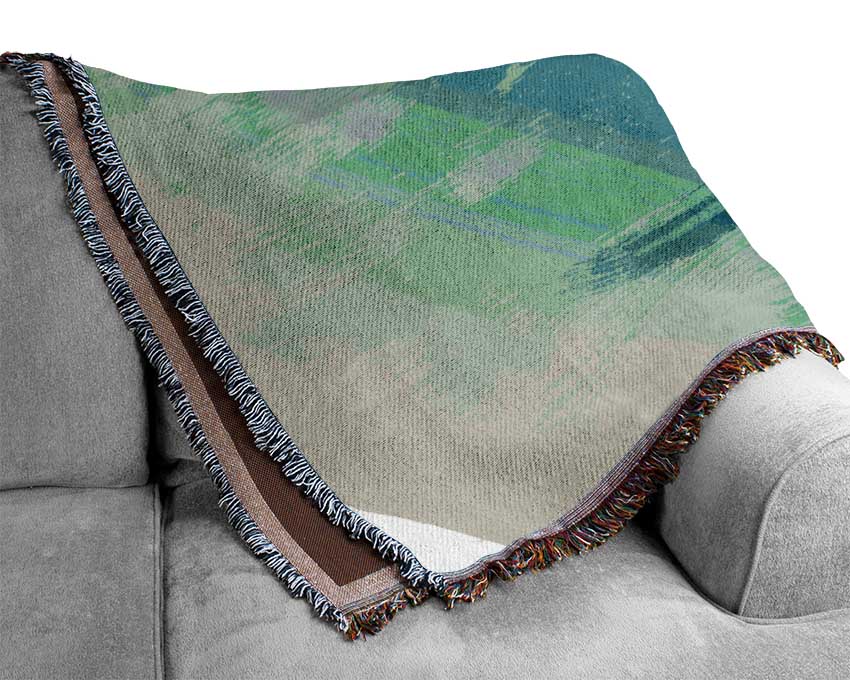 Green Angel Woven Blanket