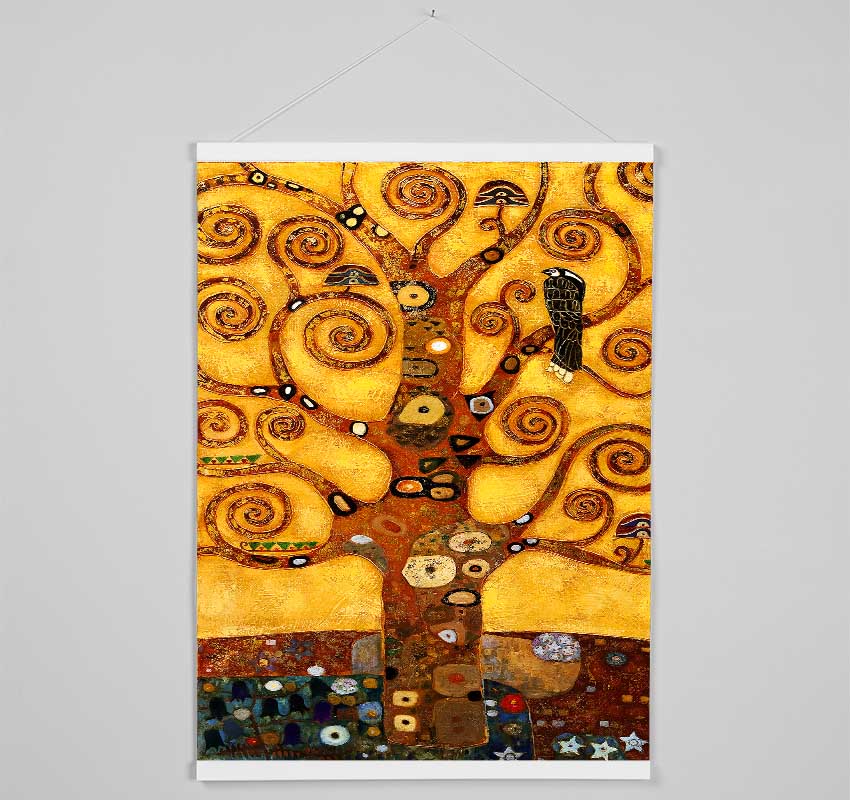 Klimt Tree Hanging Poster - Wallart-Direct UK