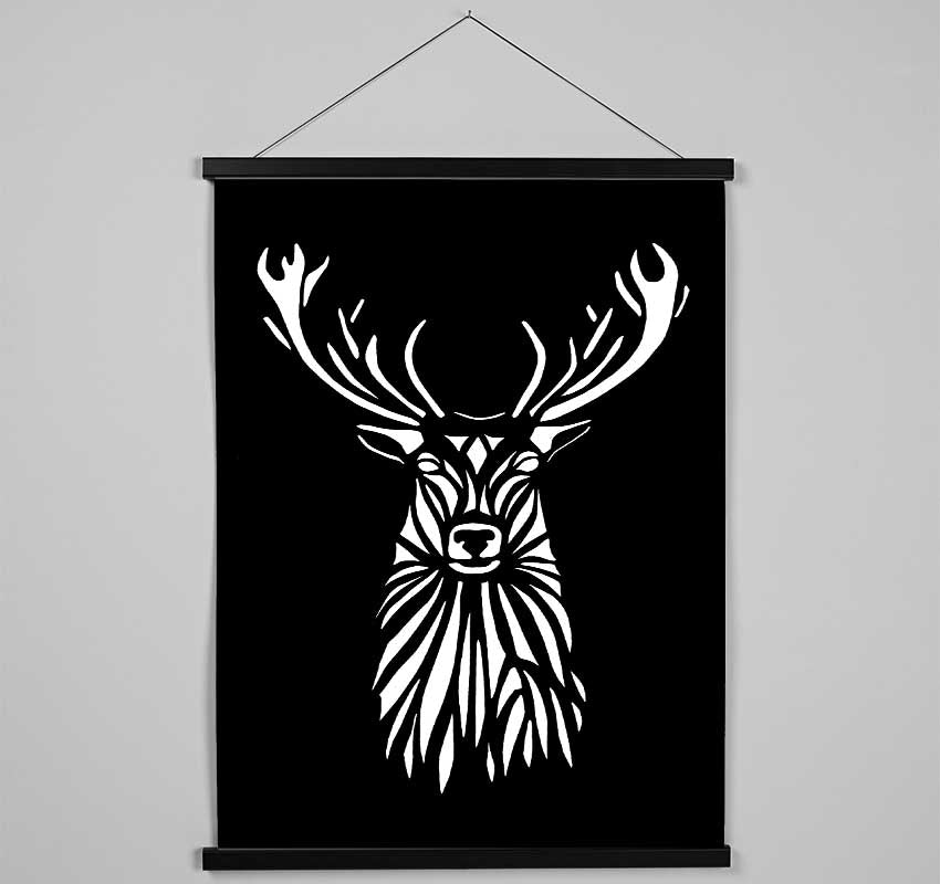 Stag Beauty Hanging Poster - Wallart-Direct UK