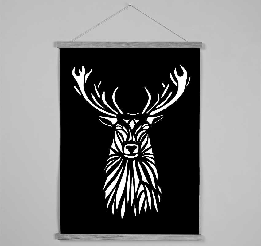 Stag Beauty Hanging Poster - Wallart-Direct UK