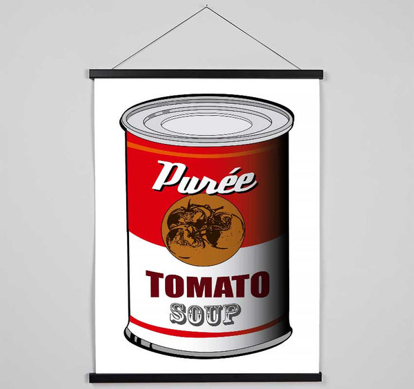 Pop Art Tomato Soup Hanging Poster - Wallart-Direct UK