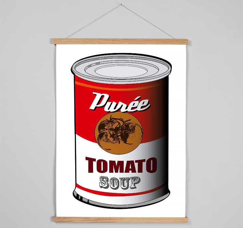 Pop Art Tomato Soup Hanging Poster - Wallart-Direct UK