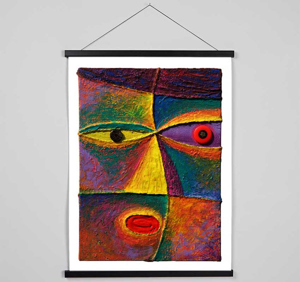 Button Eyes Hanging Poster - Wallart-Direct UK