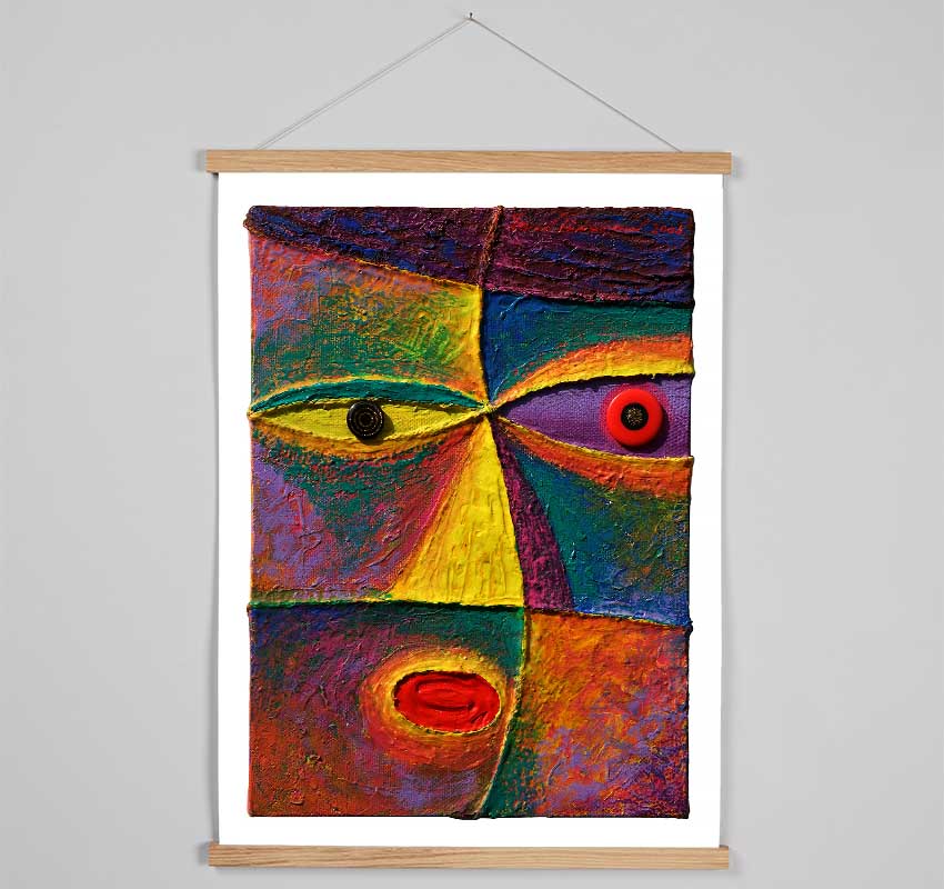 Button Eyes Hanging Poster - Wallart-Direct UK