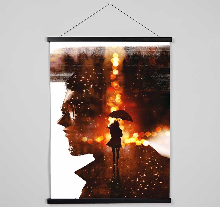 Thinking Of Her Hanging Poster - Wallart-Direct UK