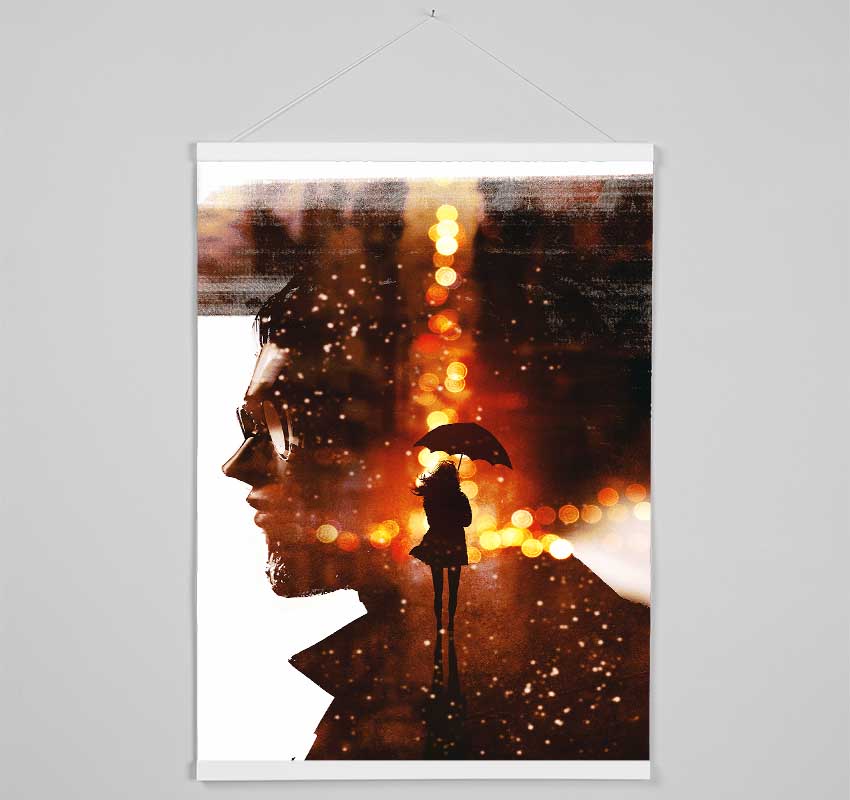 Thinking Of Her Hanging Poster - Wallart-Direct UK