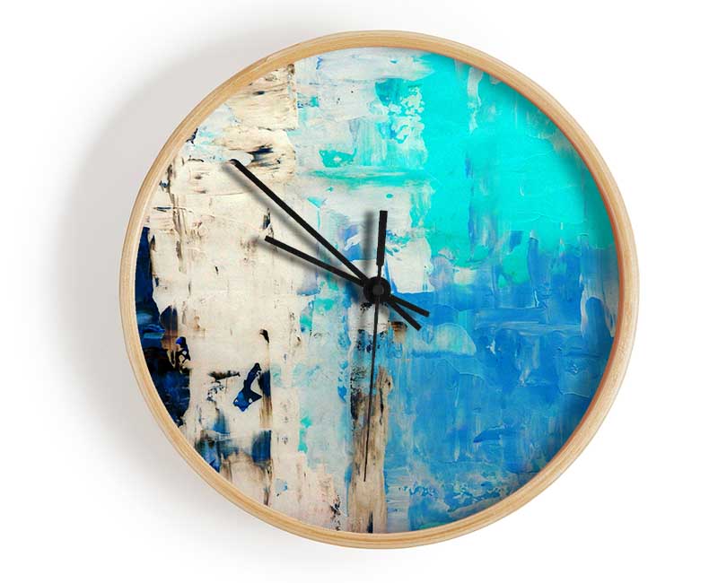 Blues Clock - Wallart-Direct UK