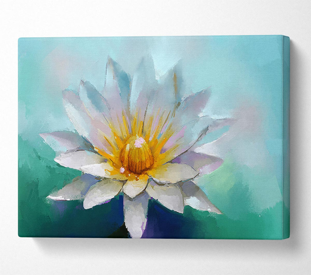 Picture of Water Lily Canvas Print Wall Art