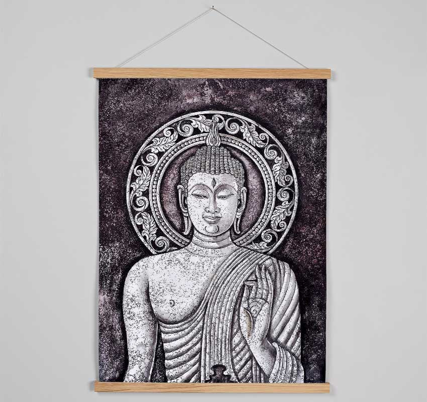 Buddha Black Hanging Poster - Wallart-Direct UK