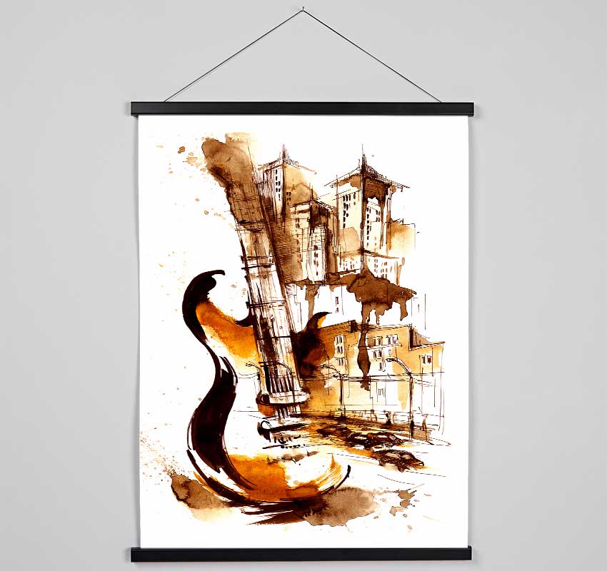 Music In The City Hanging Poster - Wallart-Direct UK