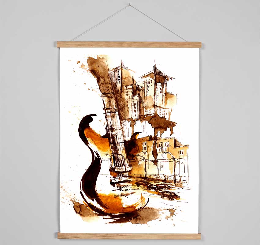 Music In The City Hanging Poster - Wallart-Direct UK