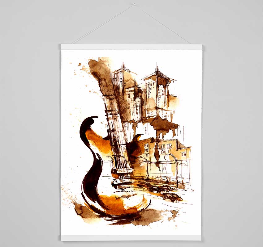 Music In The City Hanging Poster - Wallart-Direct UK