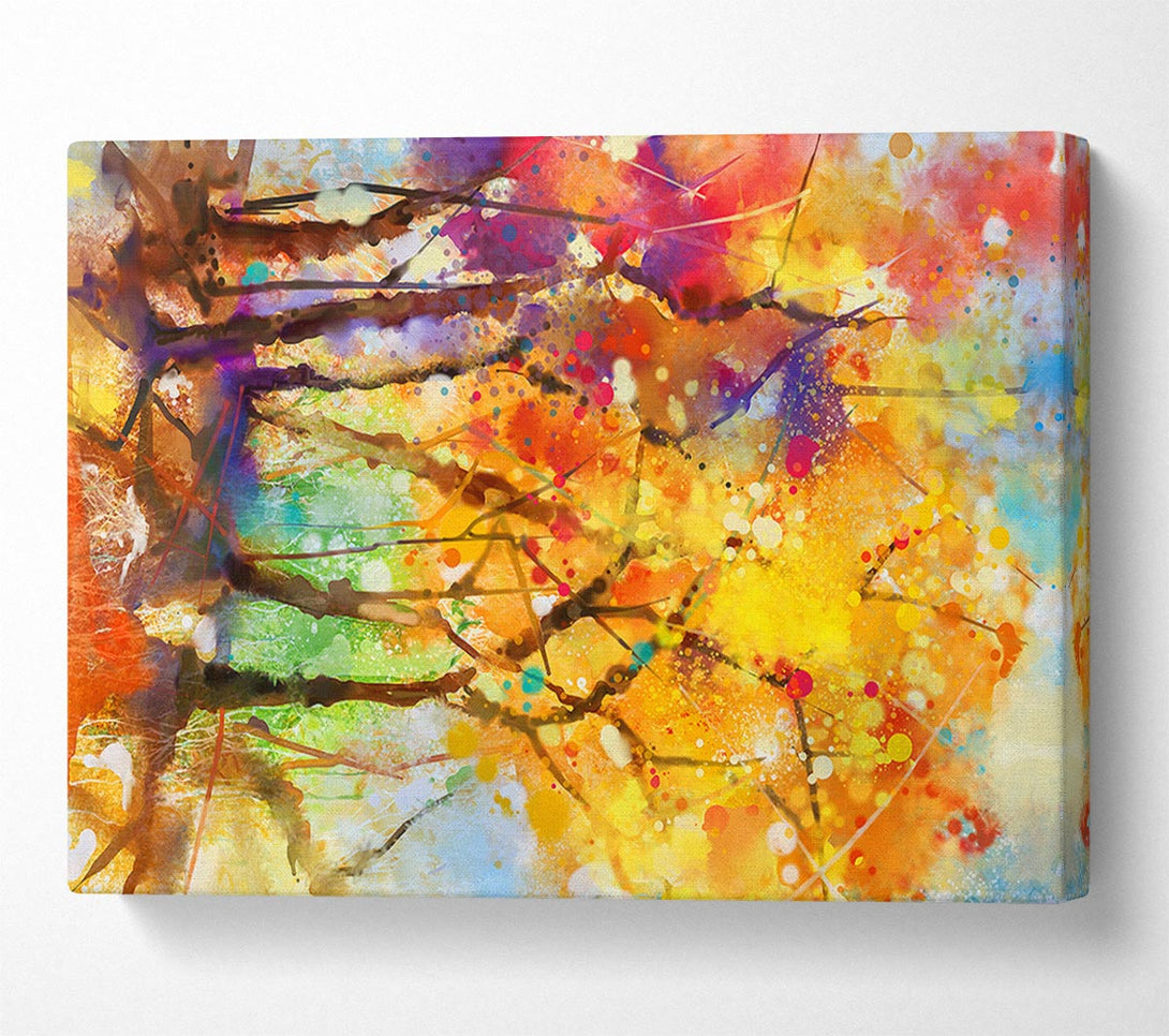 Picture of Autumn Trees 2 Canvas Print Wall Art