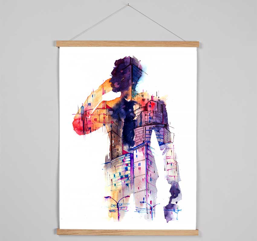 Man Of The City Hanging Poster - Wallart-Direct UK