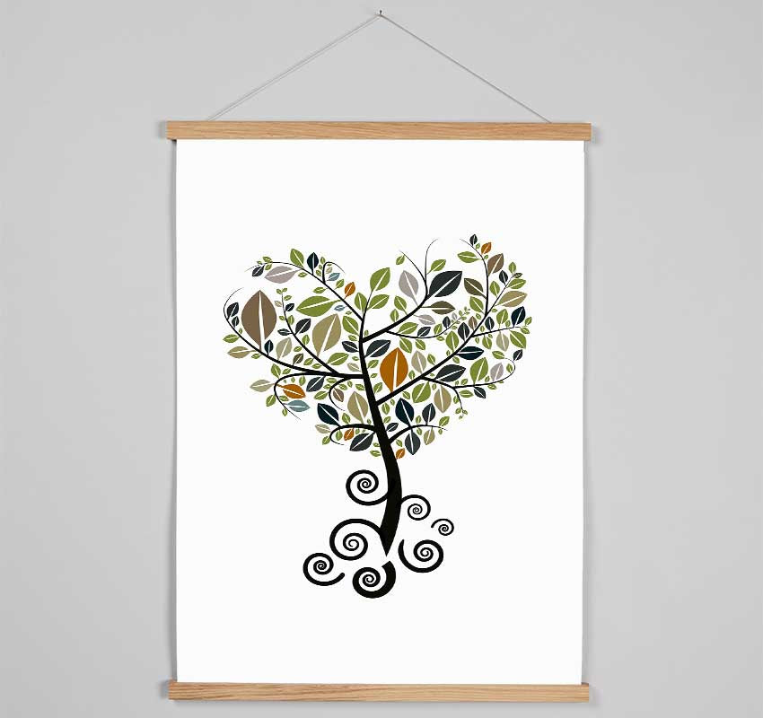 Heart Of The Tree 1 Hanging Poster - Wallart-Direct UK