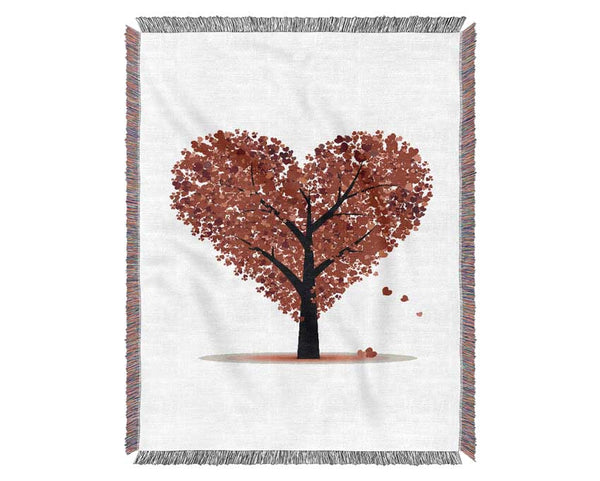 Heart Of The Tree 2 Woven Blanket