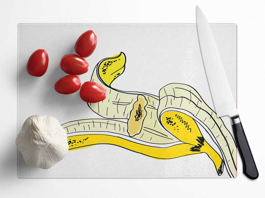 Banana Skin Glass Chopping Board