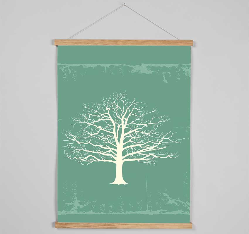 Big Oak Tree Hanging Poster - Wallart-Direct UK