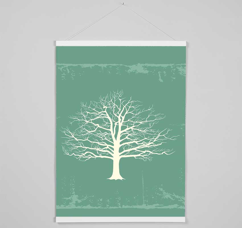 Big Oak Tree Hanging Poster - Wallart-Direct UK