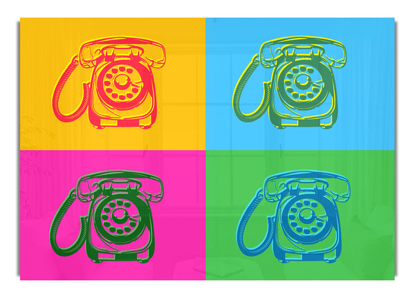 Pop Art Retro Telephones