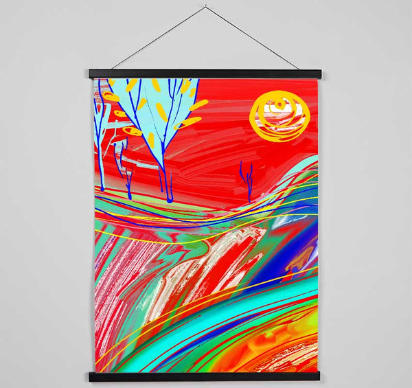 Melting Into The Sun Hanging Poster - Wallart-Direct UK