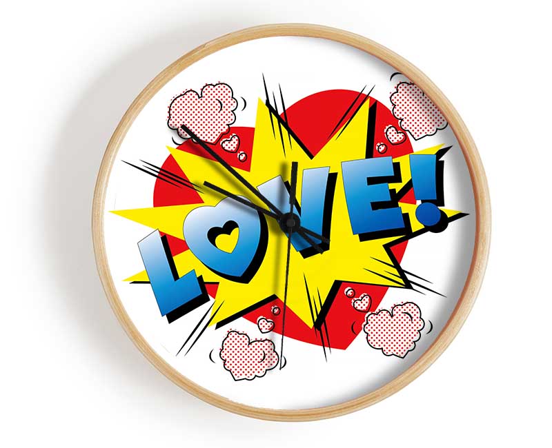 Love Punch Clock - Wallart-Direct UK