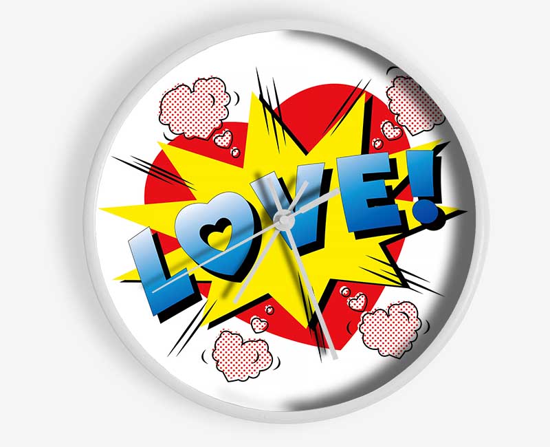 Love Punch Clock - Wallart-Direct UK