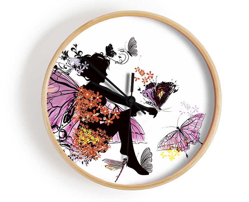 Pixie Garden Clock - Wallart-Direct UK