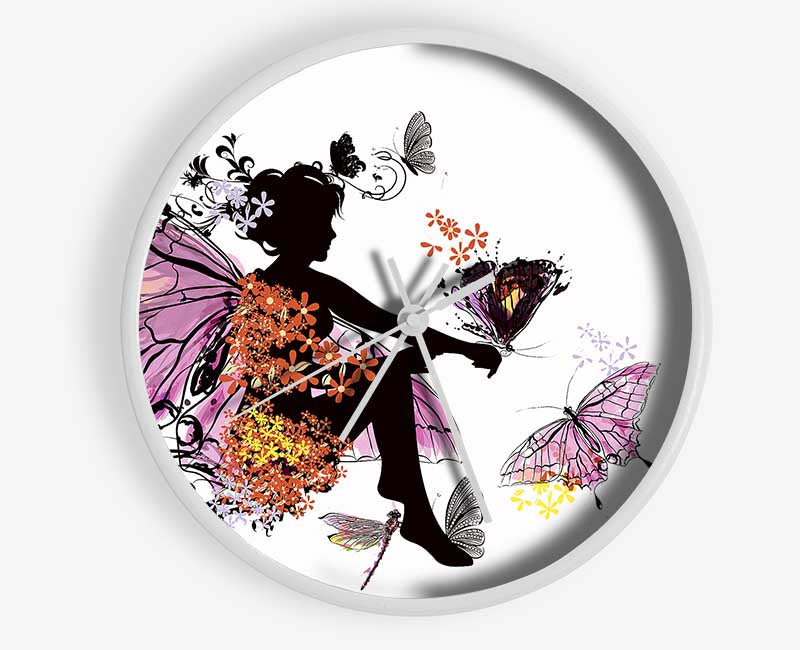 Pixie Garden Clock - Wallart-Direct UK