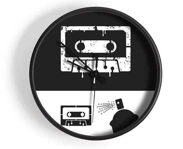 Vintage Tapes Clock - Wallart-Direct UK