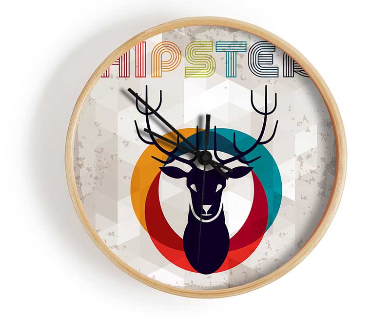 Hipster Clock - Wallart-Direct UK