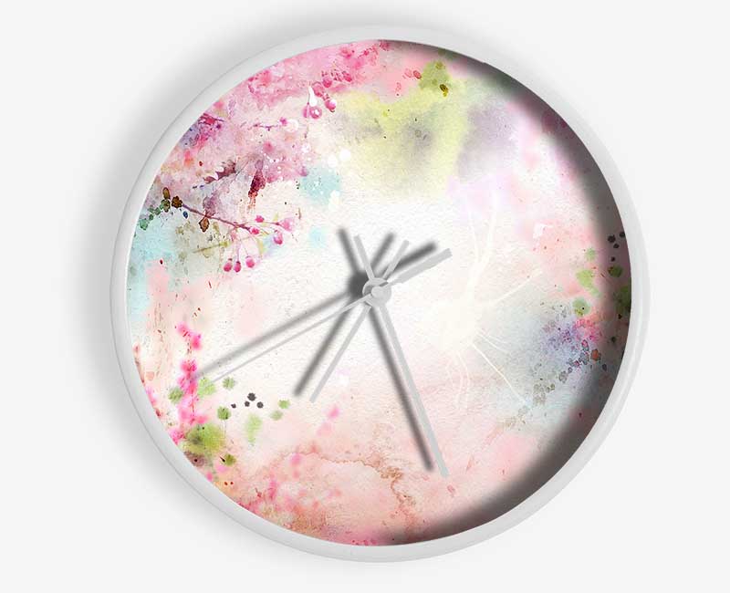 Pink Dream Clock - Wallart-Direct UK