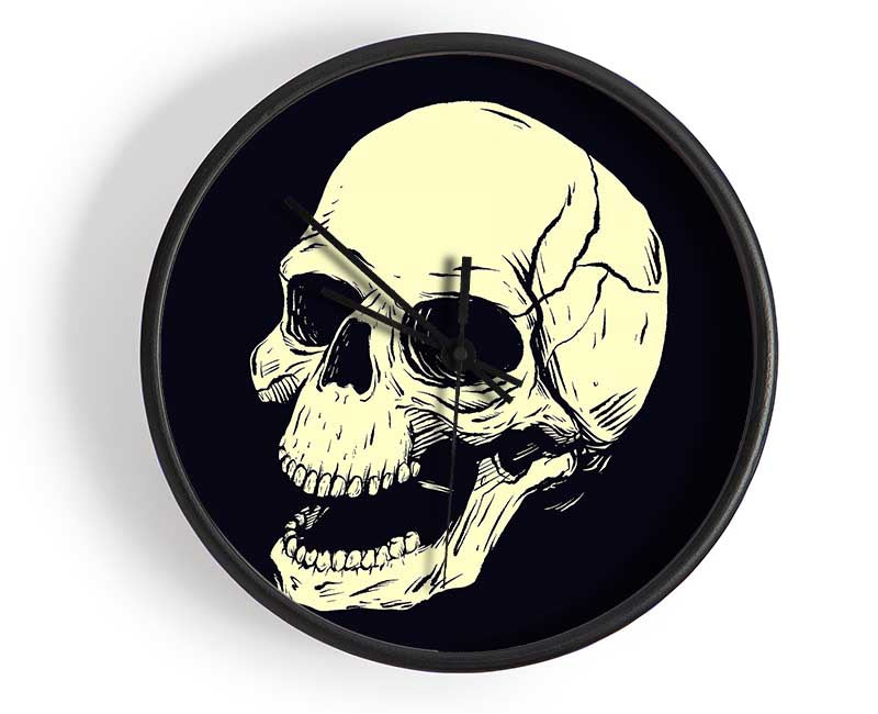 Laughing Skull Clock - Wallart-Direct UK